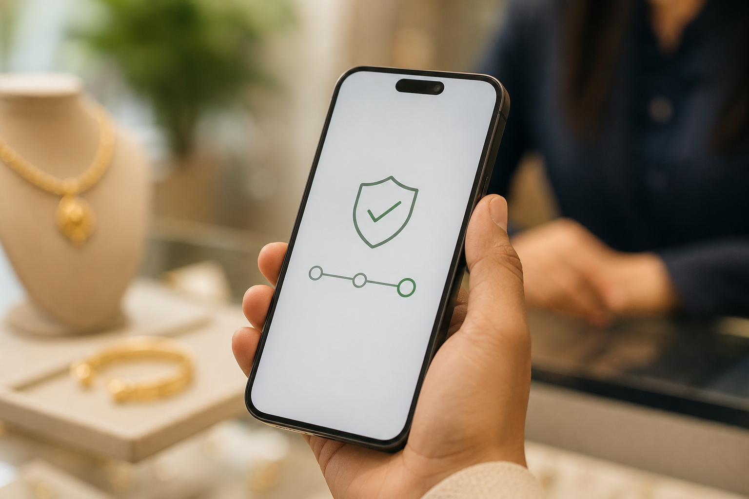 BIS CARE app verification screen mock