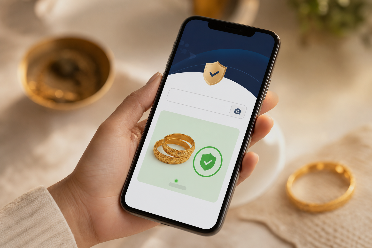 BIS HUID app verification screen mockup