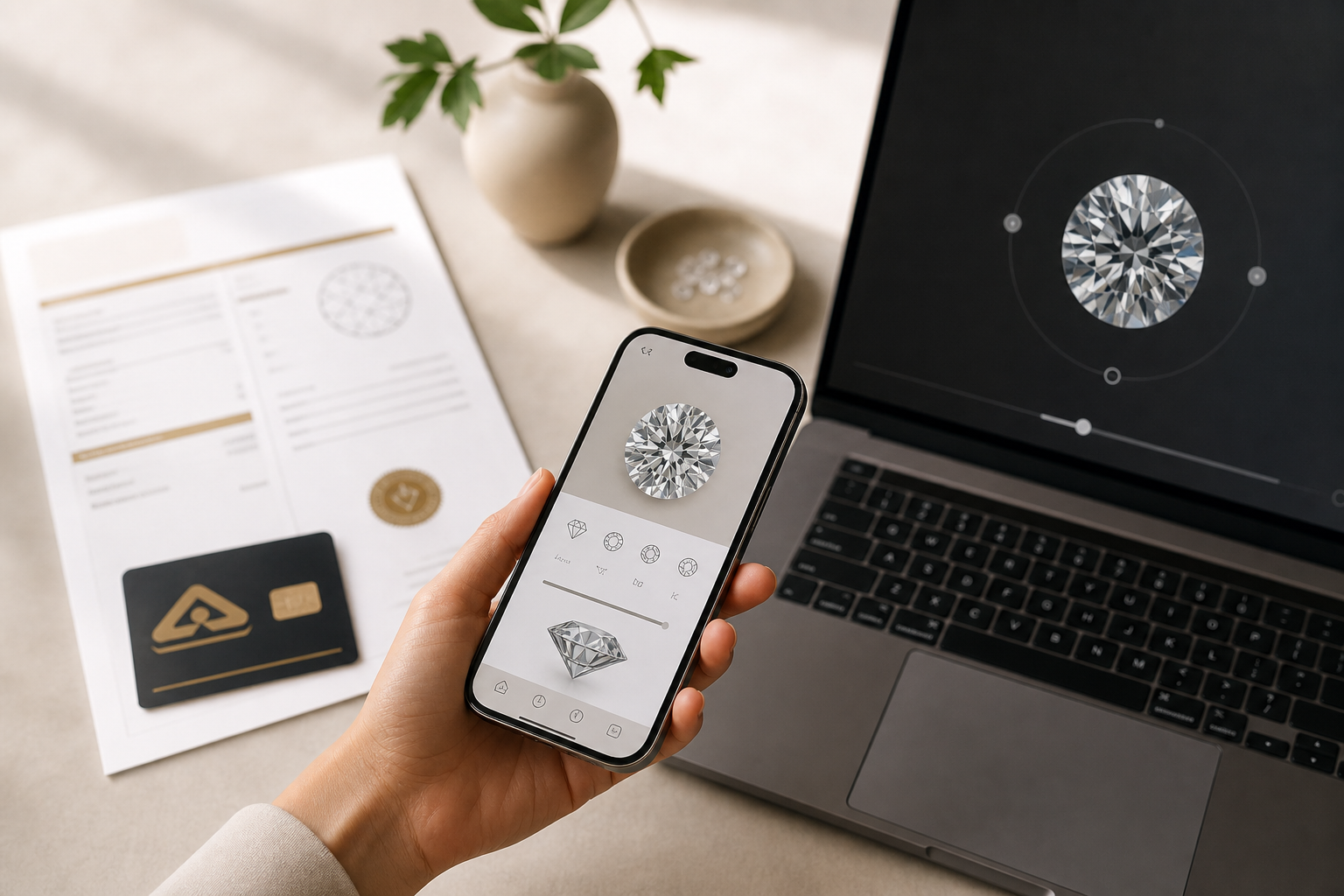 diamond shopping tools and checklist