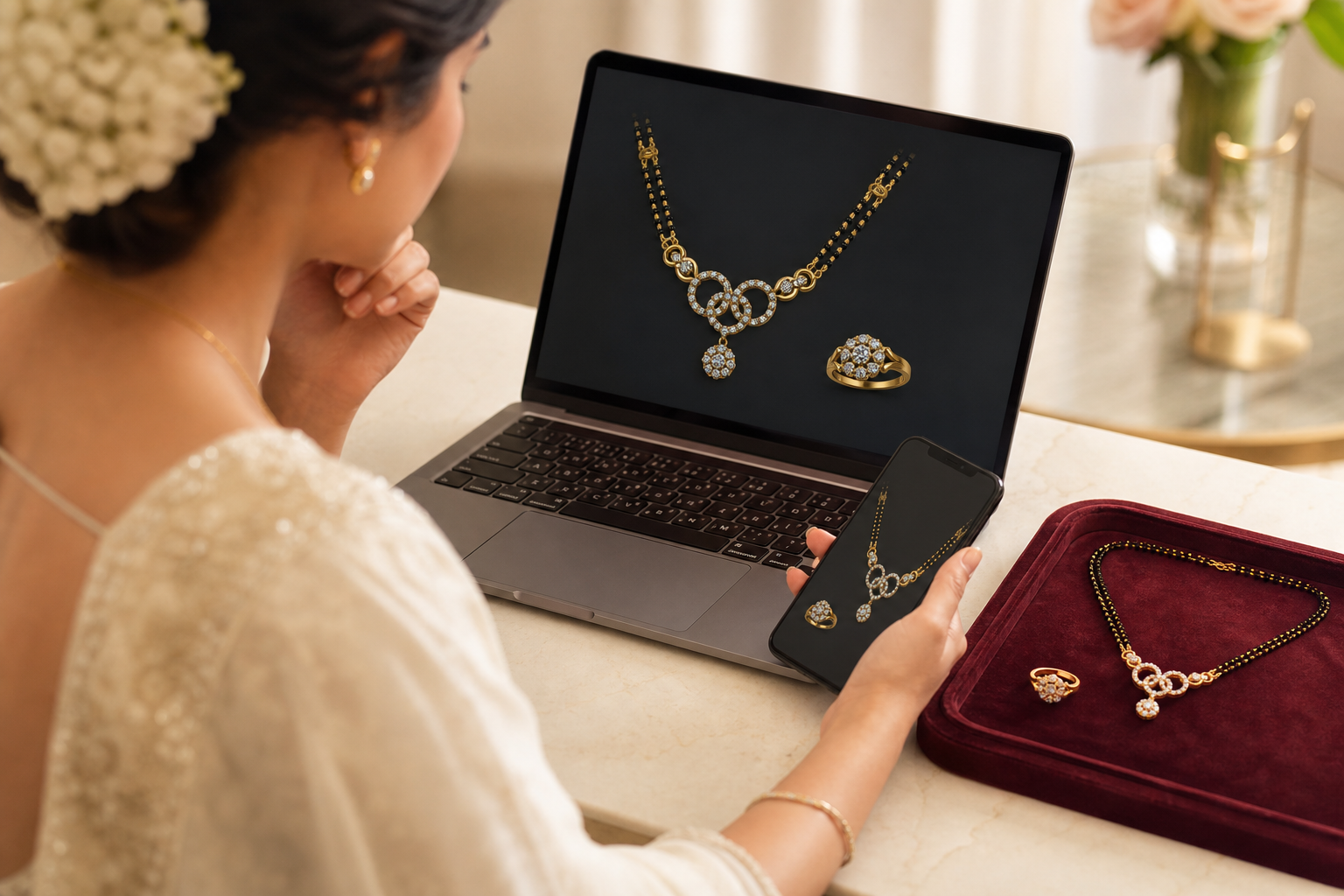 custom jewelry design with 3d rendering bridal preview hero