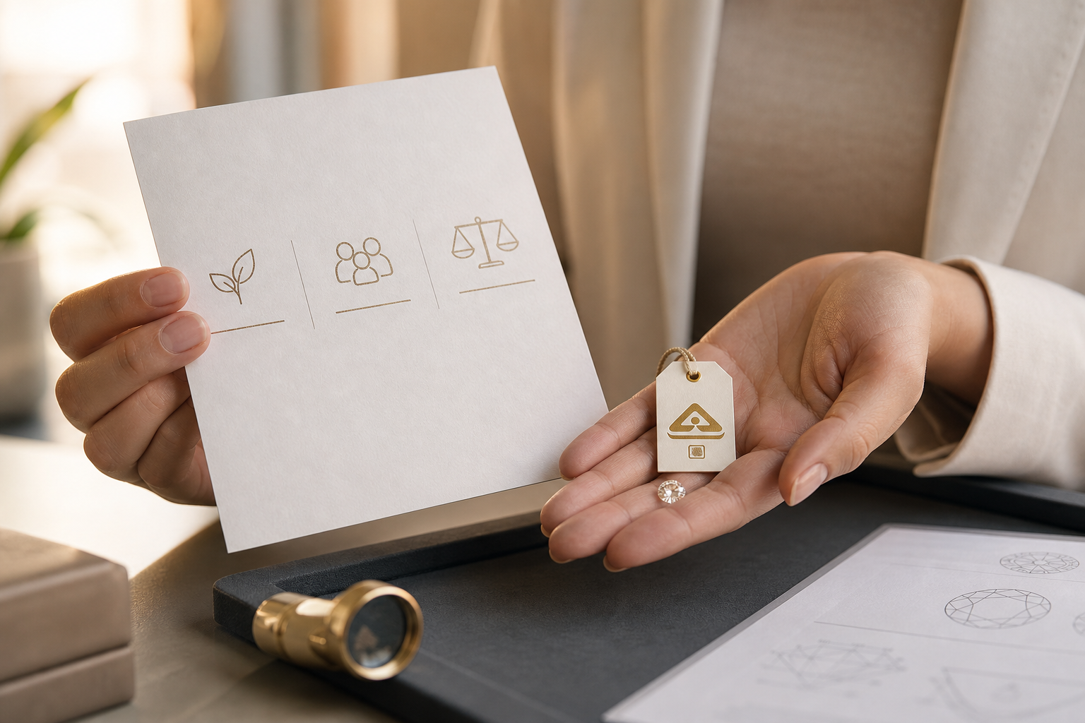 ethical sourcing and hallmarking documentation