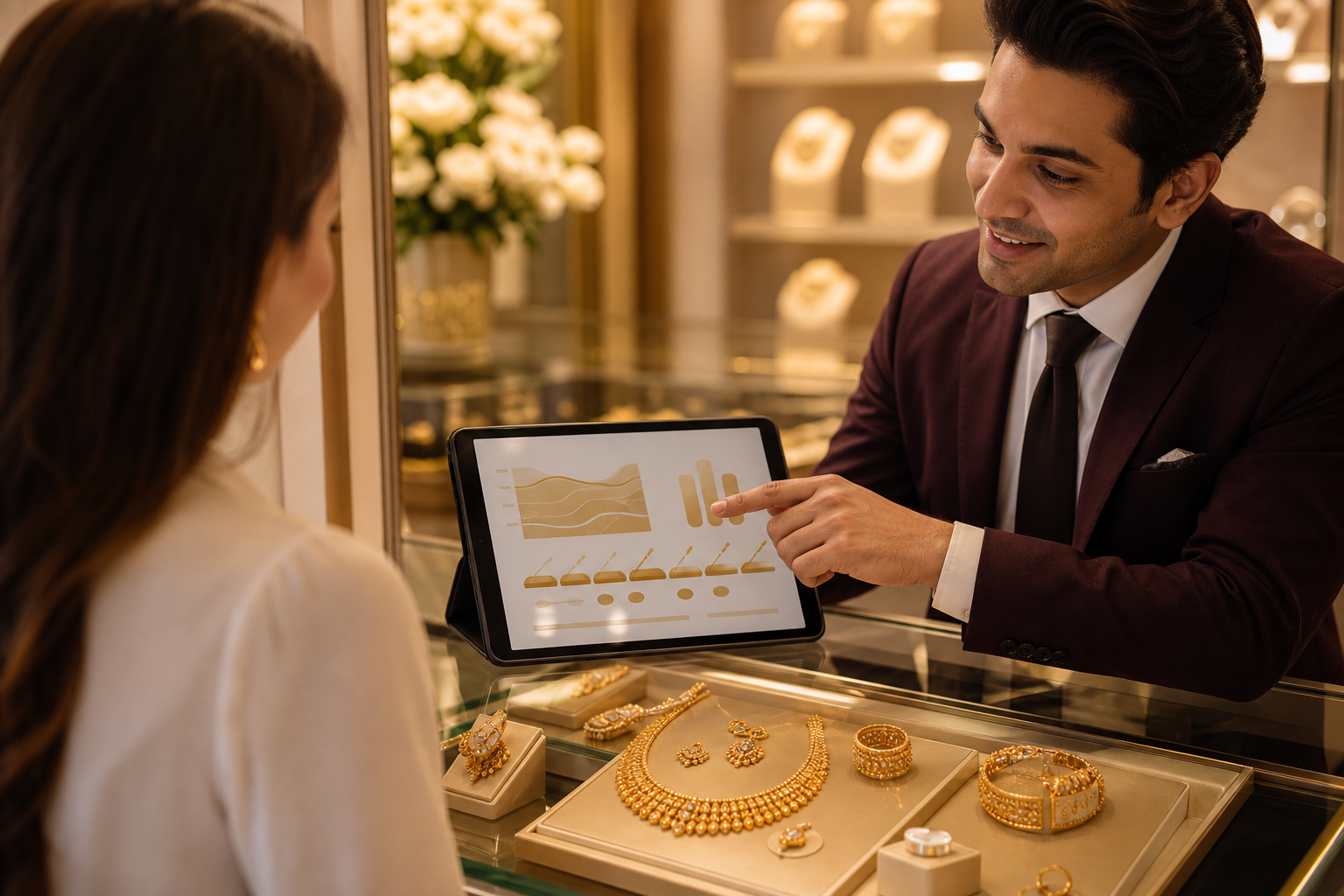 comparison chart of exchange vs. buyback features across three jewelers