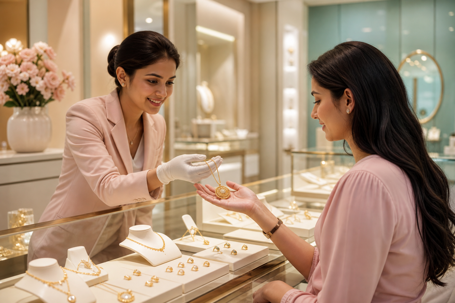 lifetime exchange and buyback guarantee flowchart for gold jewelry buyers