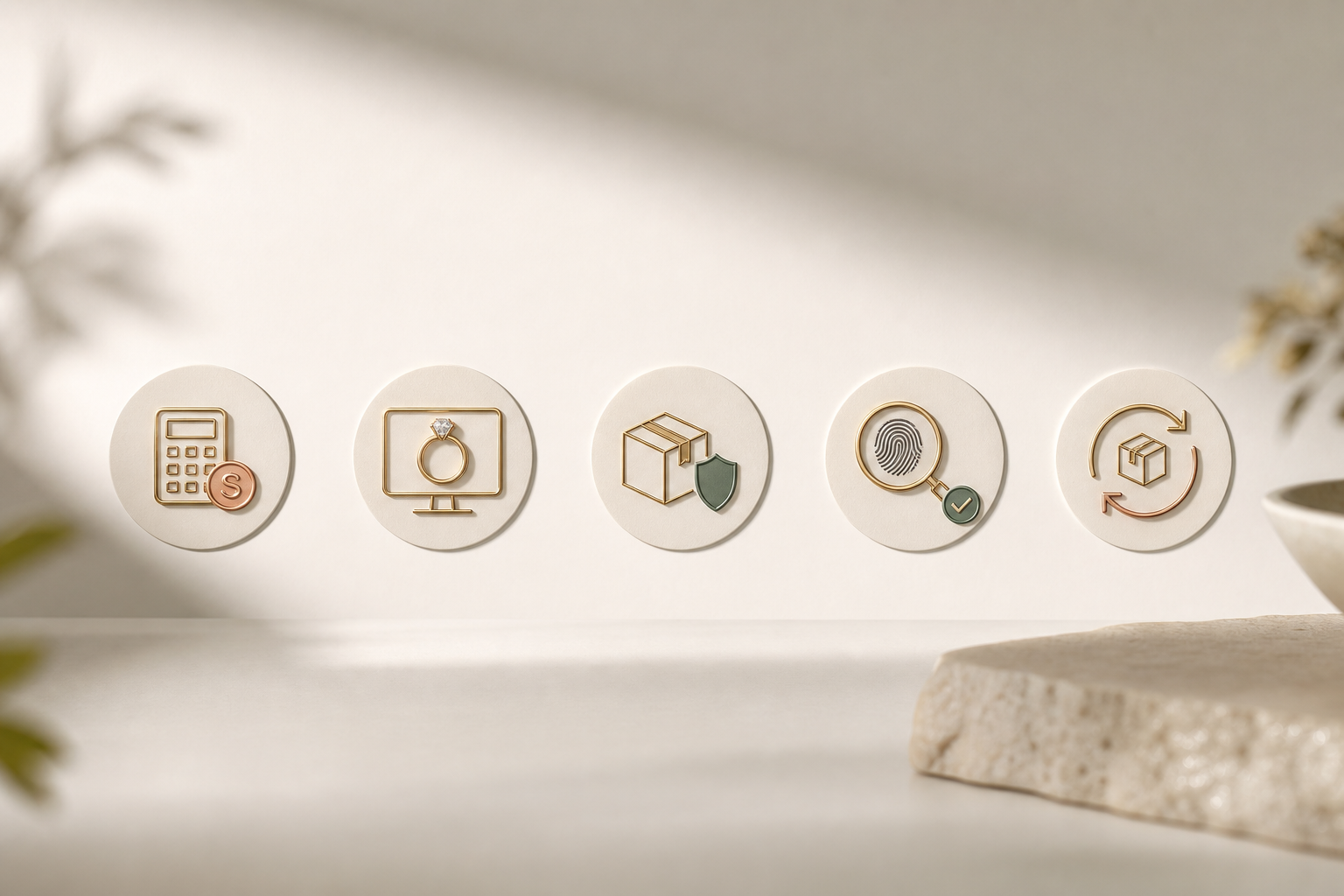 FAQ summary icons