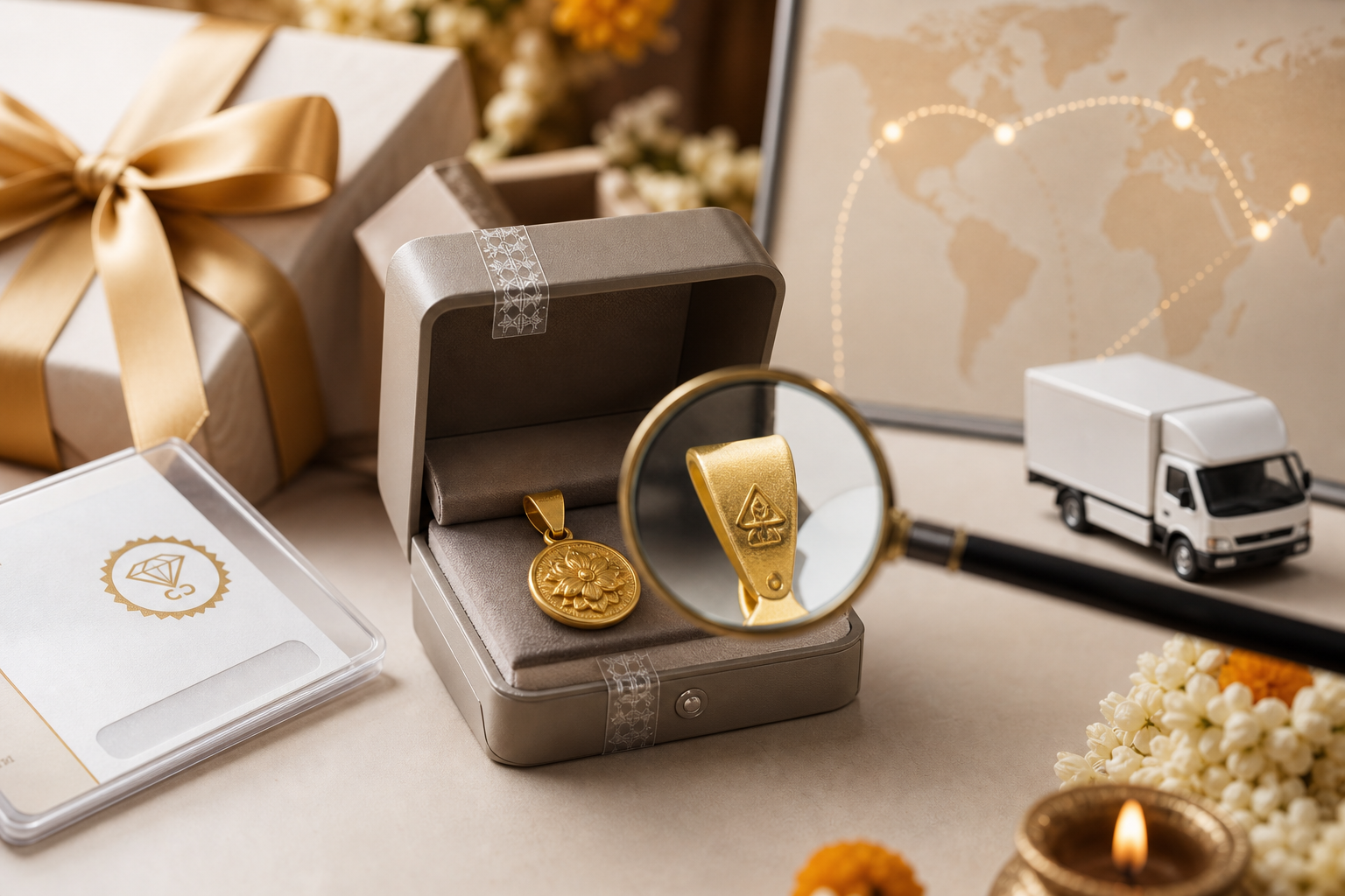 insured international jewelry shipping timeline and safeguards