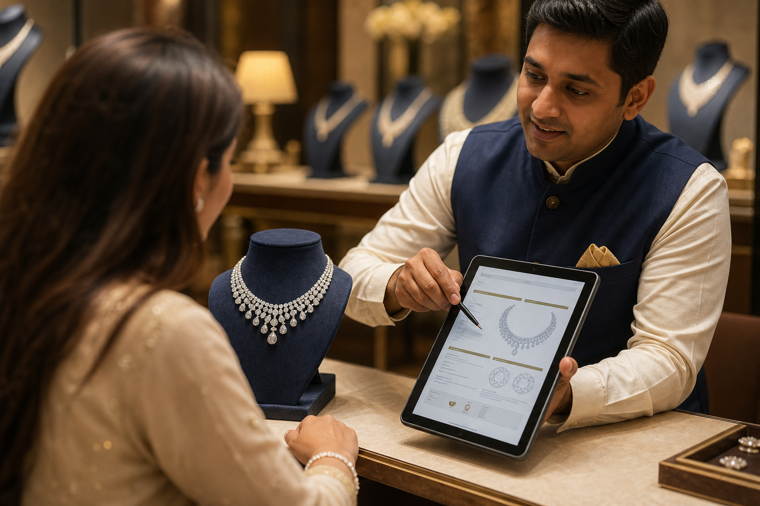 step-by-step flowchart for buying GIA diamond jewelry from India