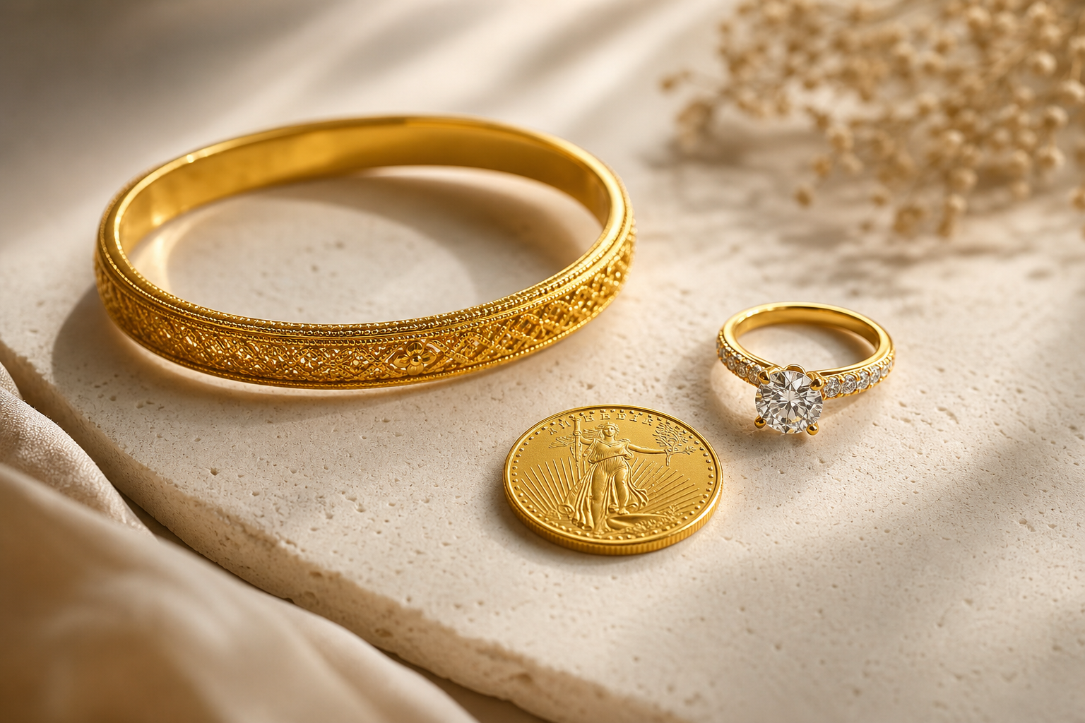 bis hallmarked gold with purity guarantee visual guide
