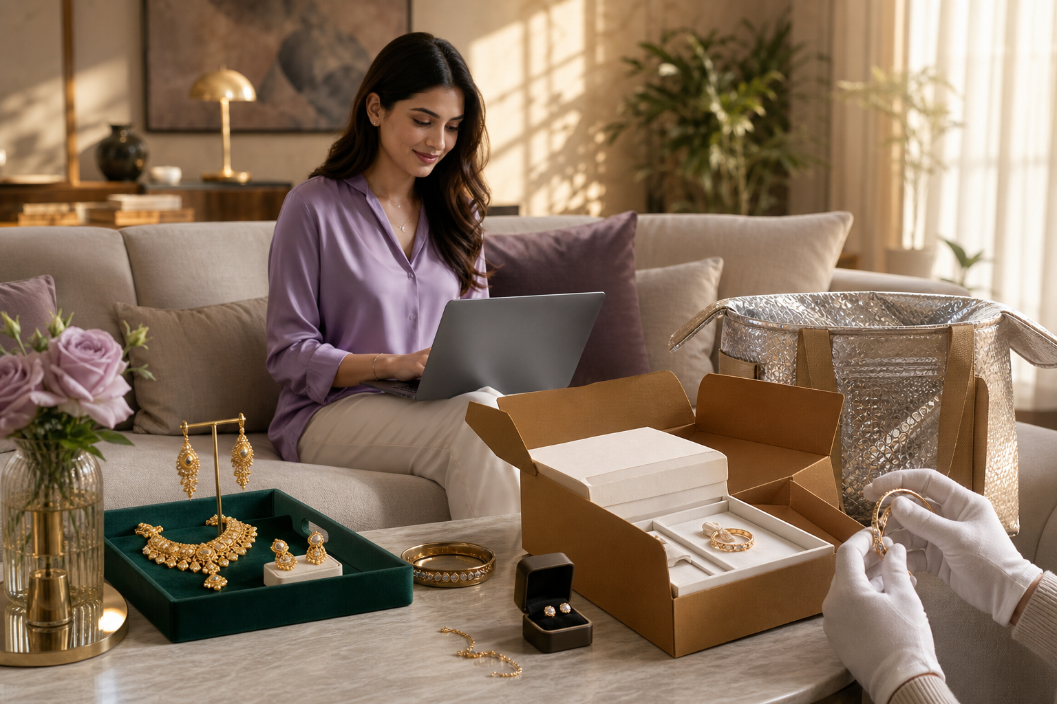 comparison workflow for initiating buyback online vs in-store