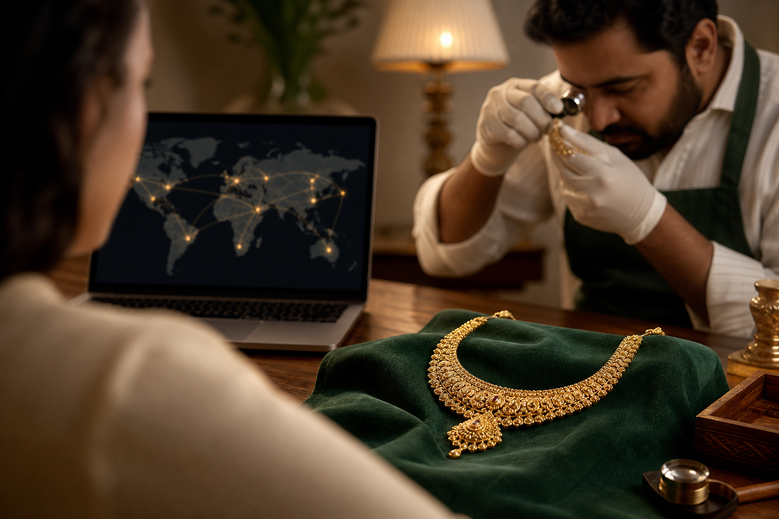 insured international jewelry shipping visual roadmap