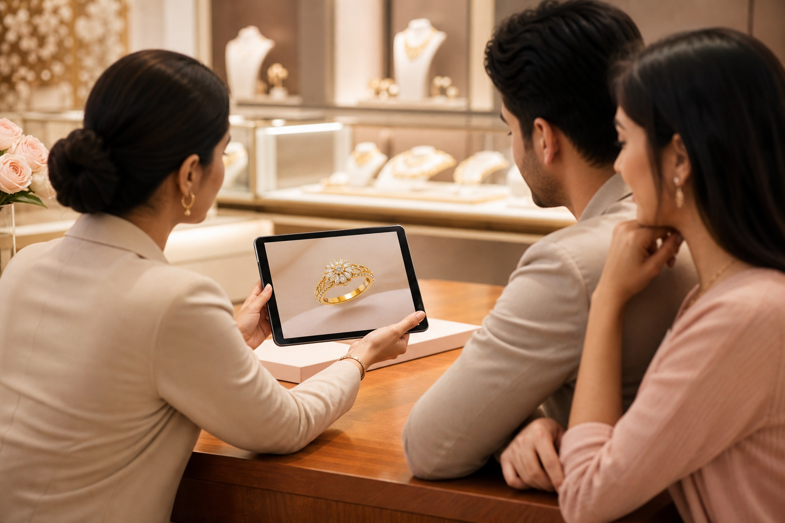 step-by-step bridal jewelry shopping with exchange policy