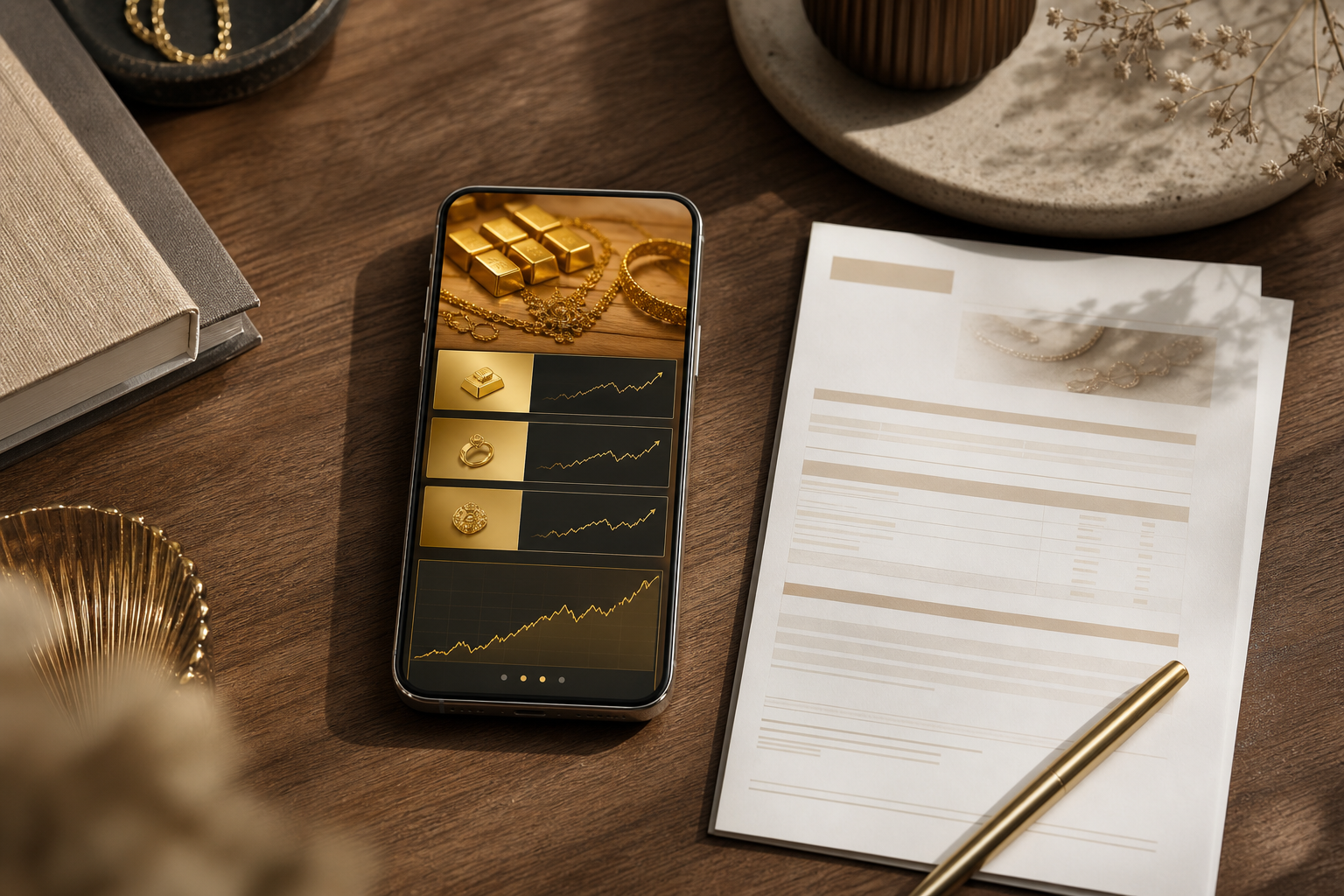 Daily gold rate tools and invoice checklist