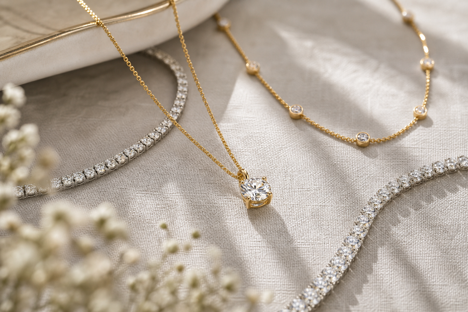 choose diamond necklace complete visual guide