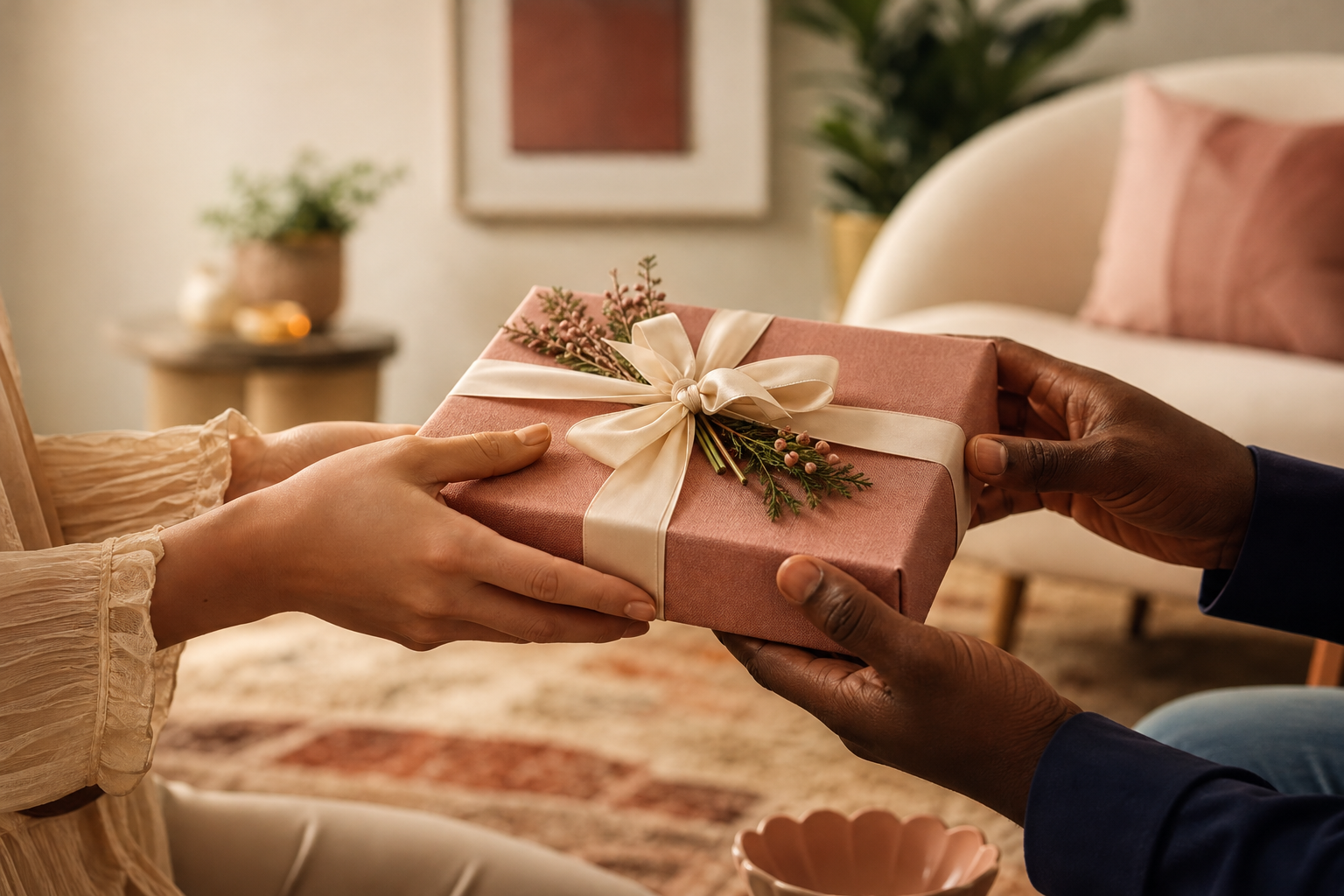 Six-step gifting framework visual