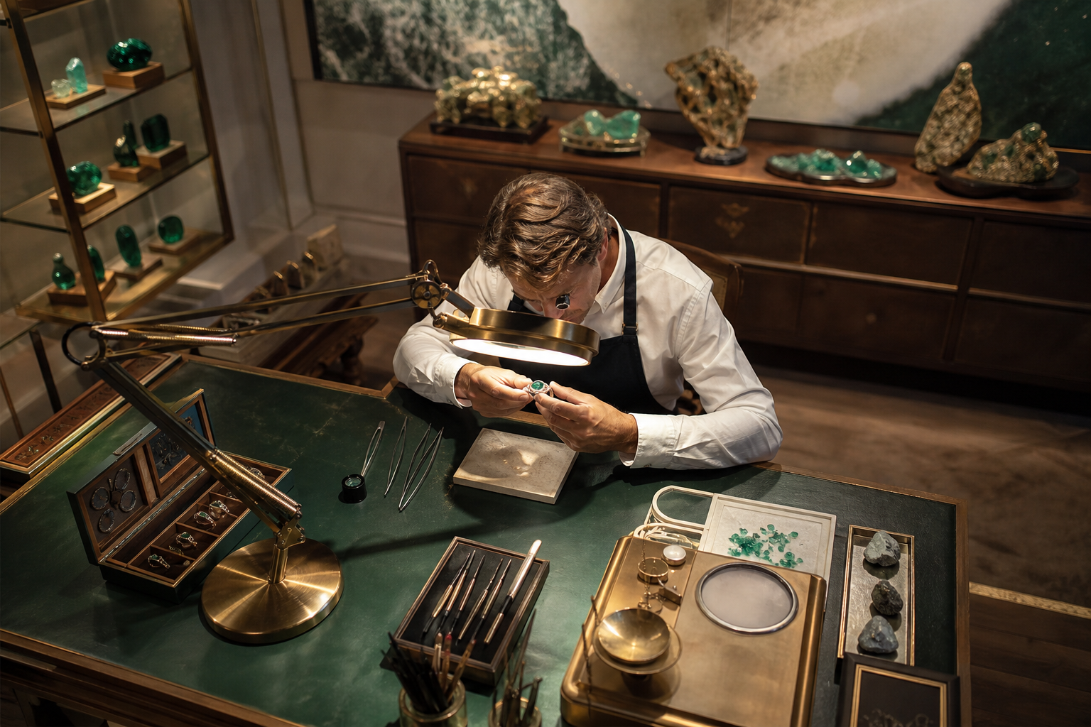 step-by-step emerald ring selection workflow diagram