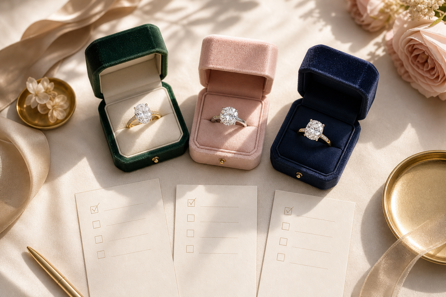 Pre-purchase checklist for a 3-carat ring