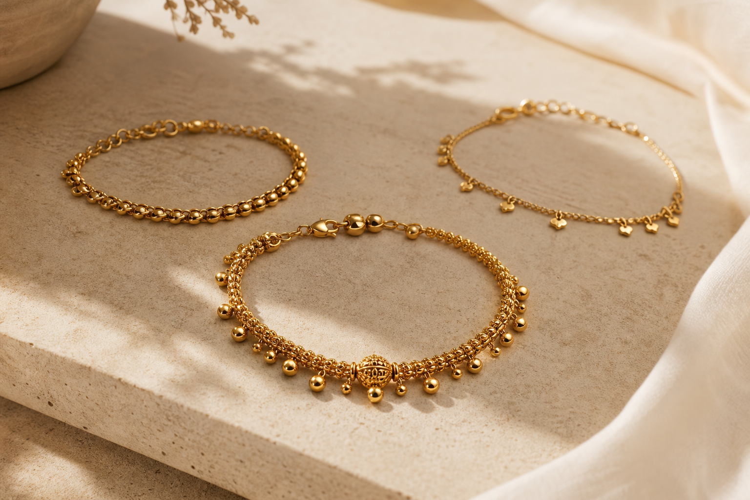 complete guide gold anklets style and karat chart